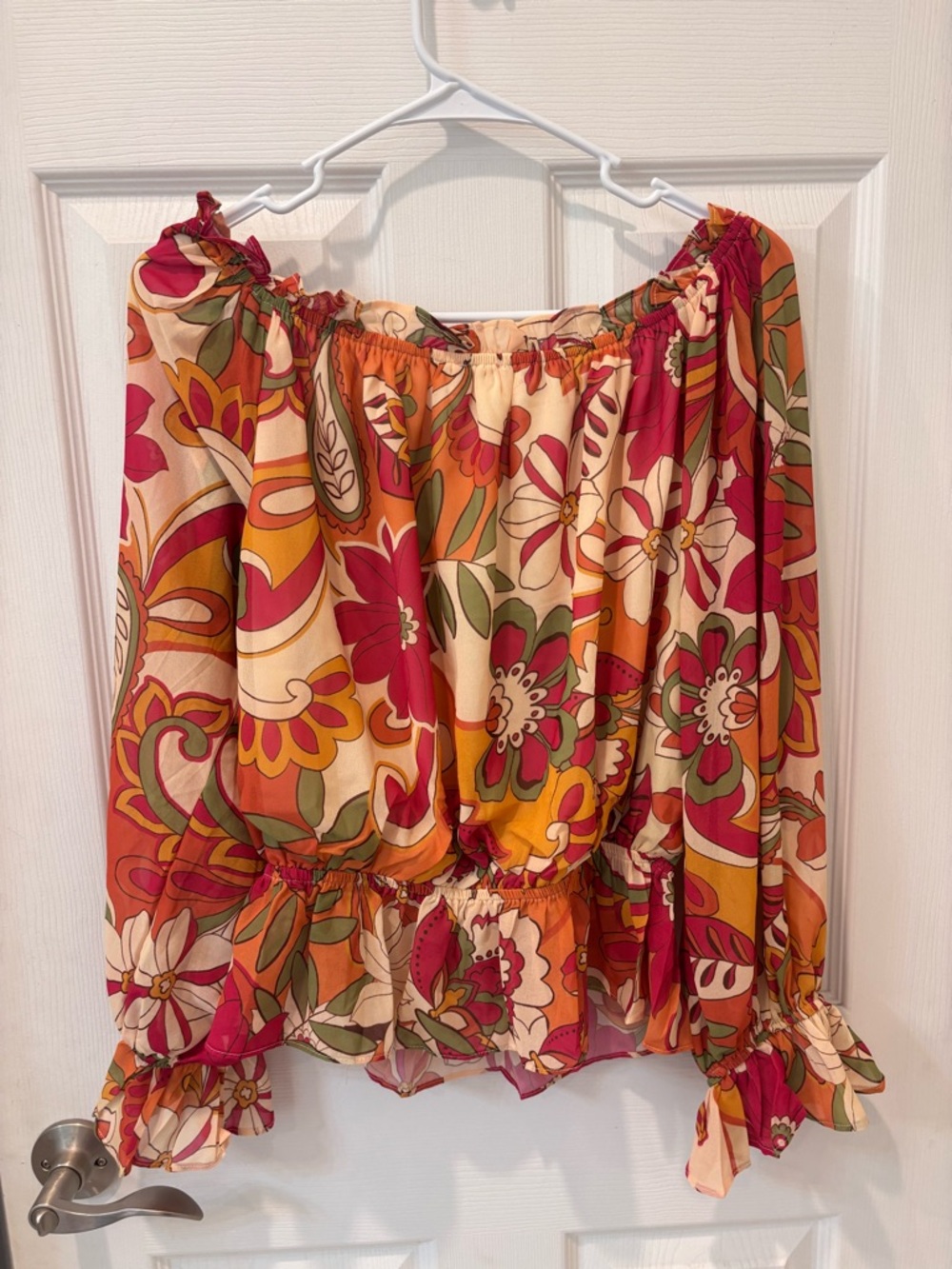 Flying Tomato Bohemian Floral Print‎ Top - Picture 6 of 6